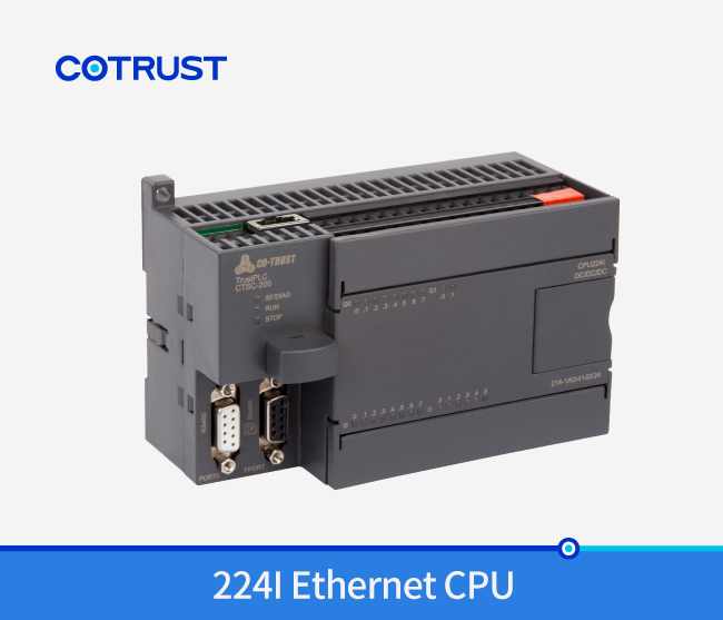 224 Ethernet CPU，Transistor Output (214-1AD41-0X24)